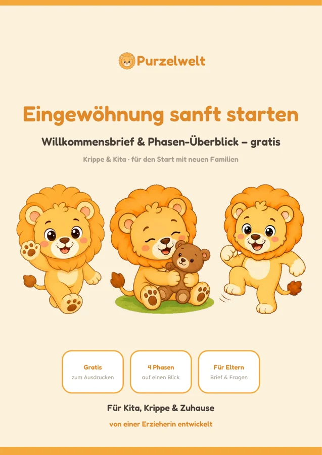 Eingewöhnung sanft starten – Willkommensbrief & Phasen-Überblick – gratis